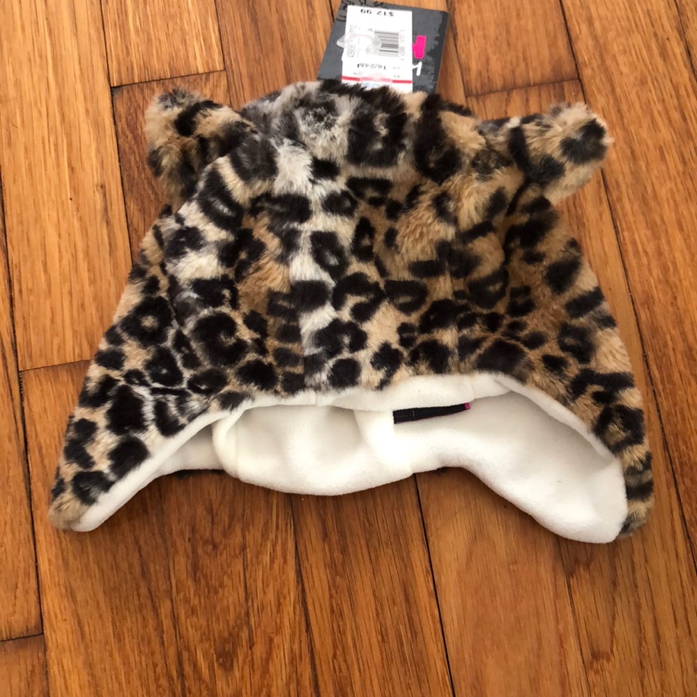 Leopard Fur Coat with Hat 18 months - Picture 6 of 8